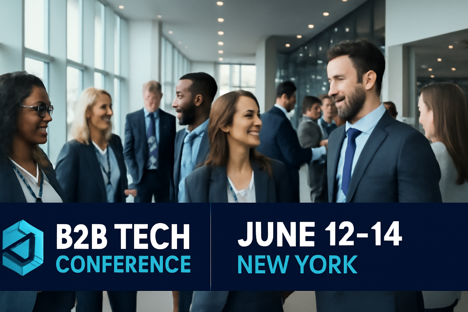 LinkedIn ad for a B2B technology conference.